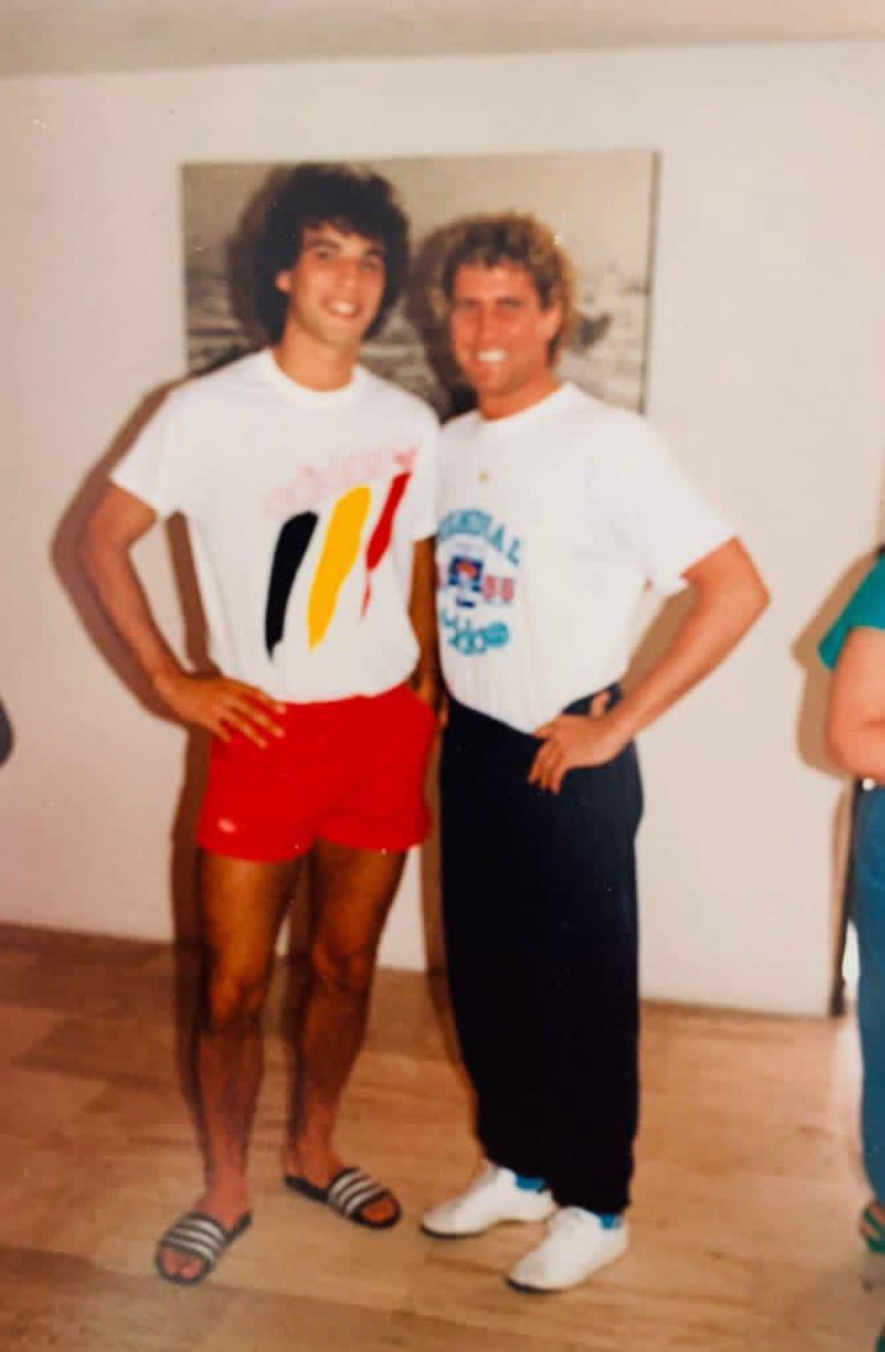 BELGIUM - STEPHANE DEMOL - WORLD CUP 1986 - LEISURE/TRAINING SHIRT - XL