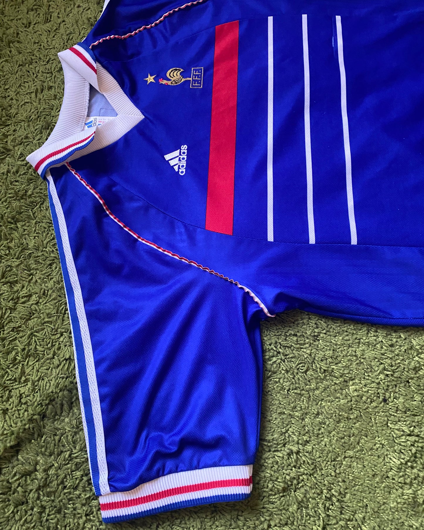 FRANCE - WORLD CUP 1998 - ZIDANE - HOME KIT - XL