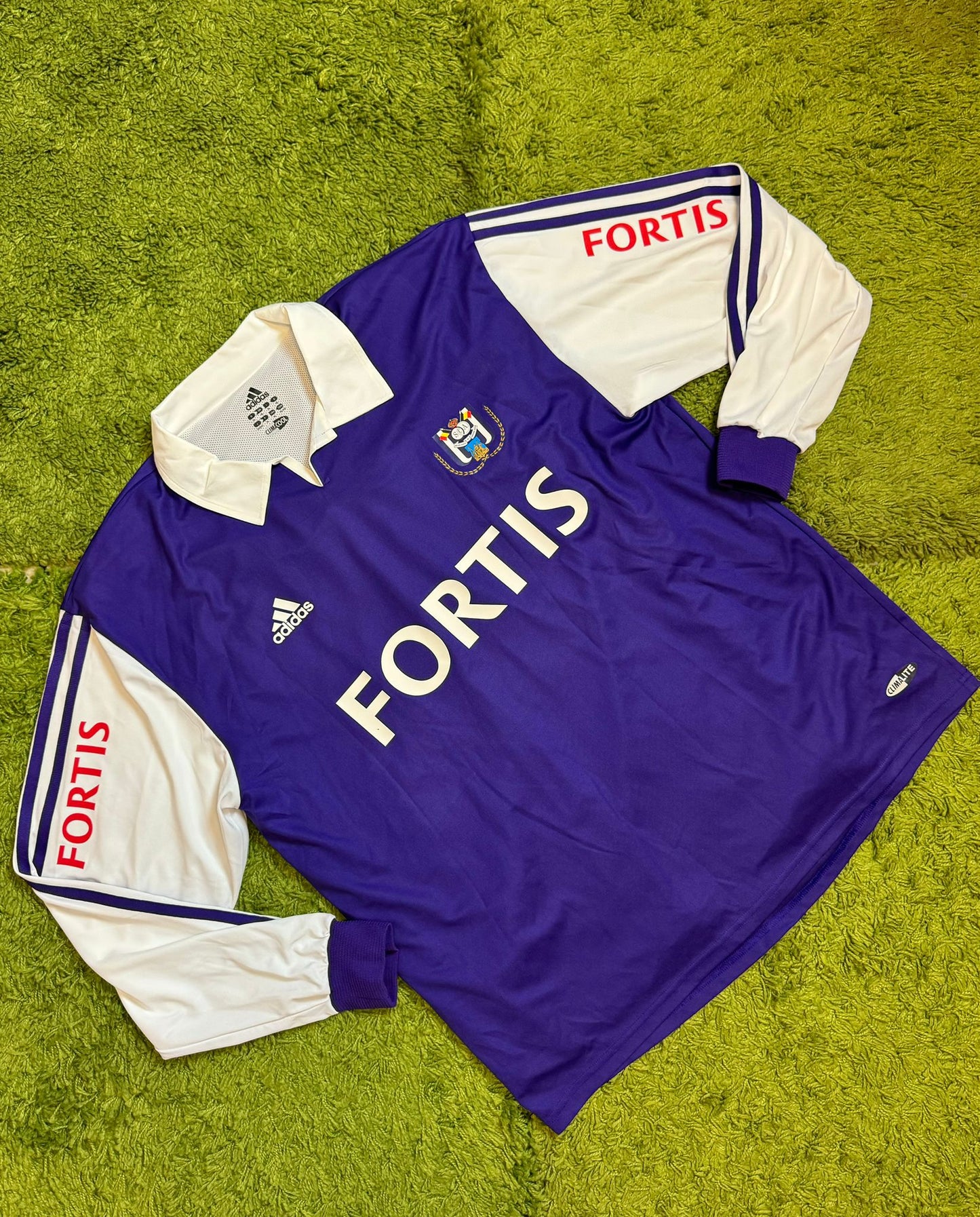 RSC ANDERLECHT - BASEGGIO - MATCH ISSUED - 2003/2004 - AWAY KIT - XL
