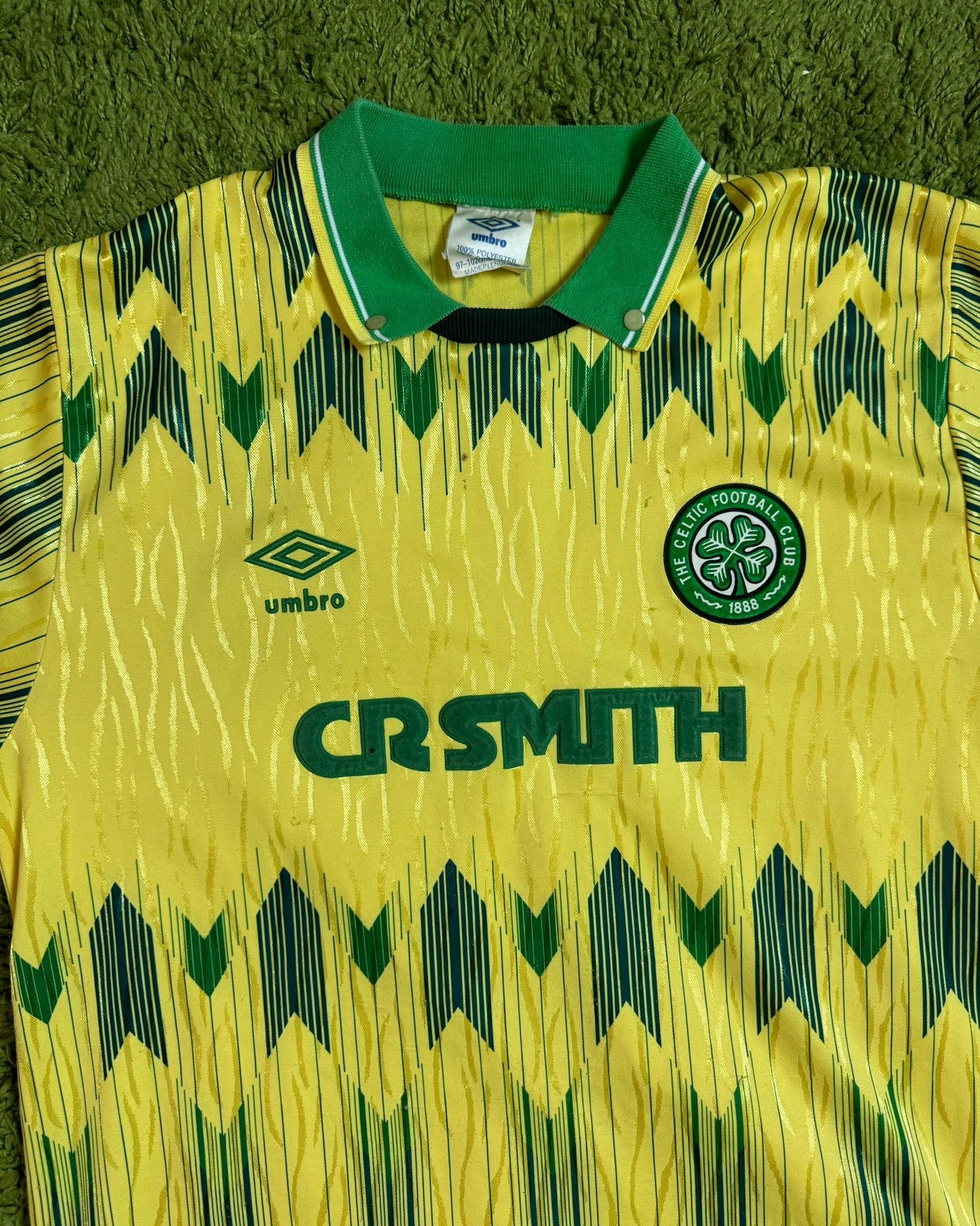 CELTIC GLASGOW - 1989/1991 - AWAY KIT - M