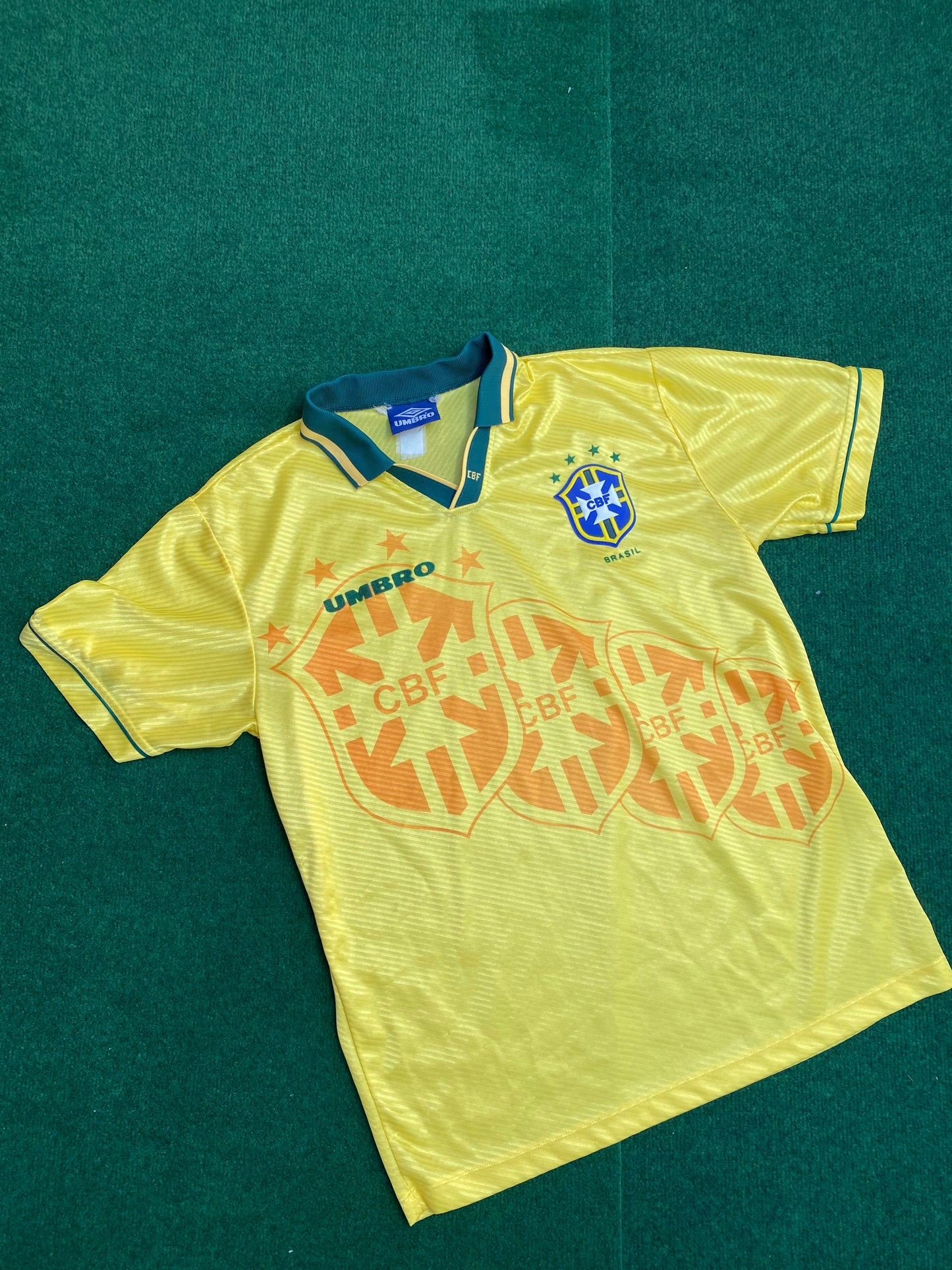 BRAZIL - WORLD CUP 1994 - HOME KIT - L