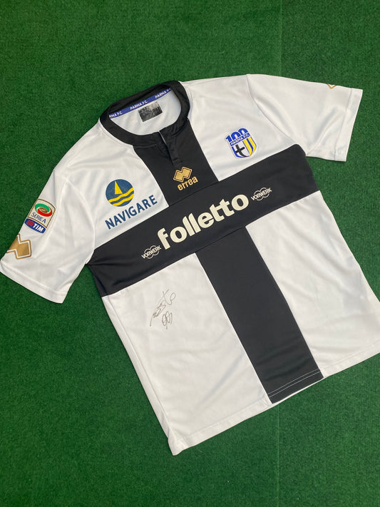 PARMA CALCIO - 2013/2014 - HOME KIT - SIGNED CASSANO - XL