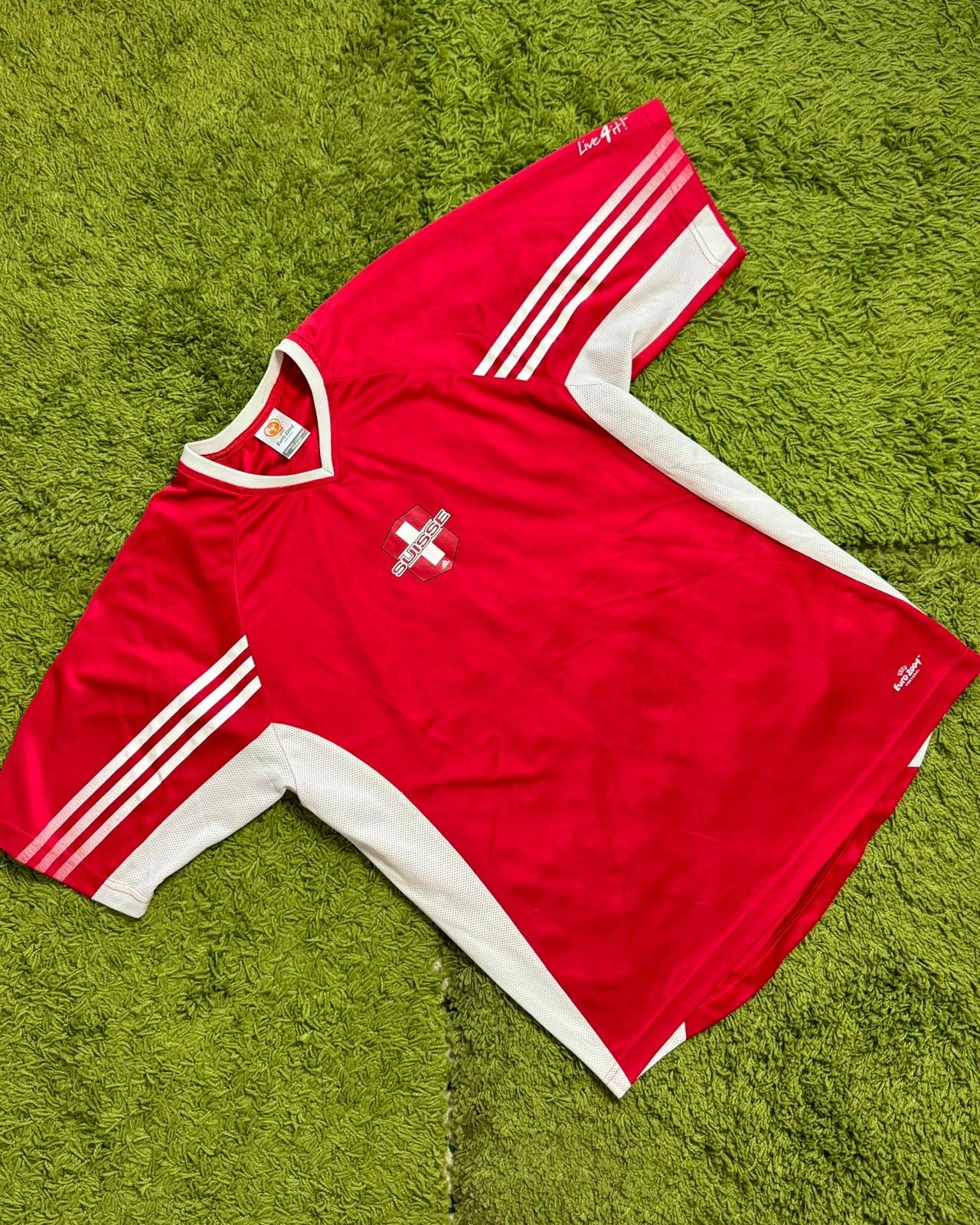 SWITZERLAND - EURO 2004 - ADIDAS FAN SHIRT - M