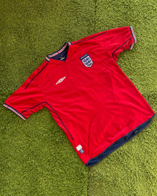 ENGLAND - WORLD CUP 2002 - AWAY KIT - REVERSIBLE - M