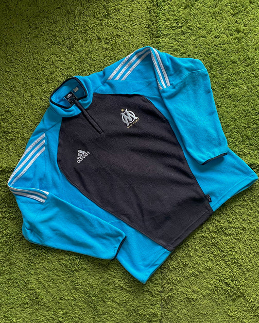 OLYMPIQUE MARSEILLE - 2005/2006 - FLEECE SWEATER ZIP - L