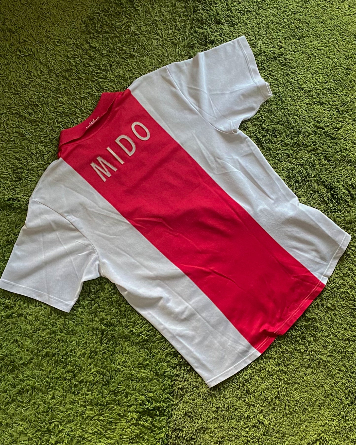 AJAX AMSTERDAM FC - MIDO - 2001/2002 KIT - L