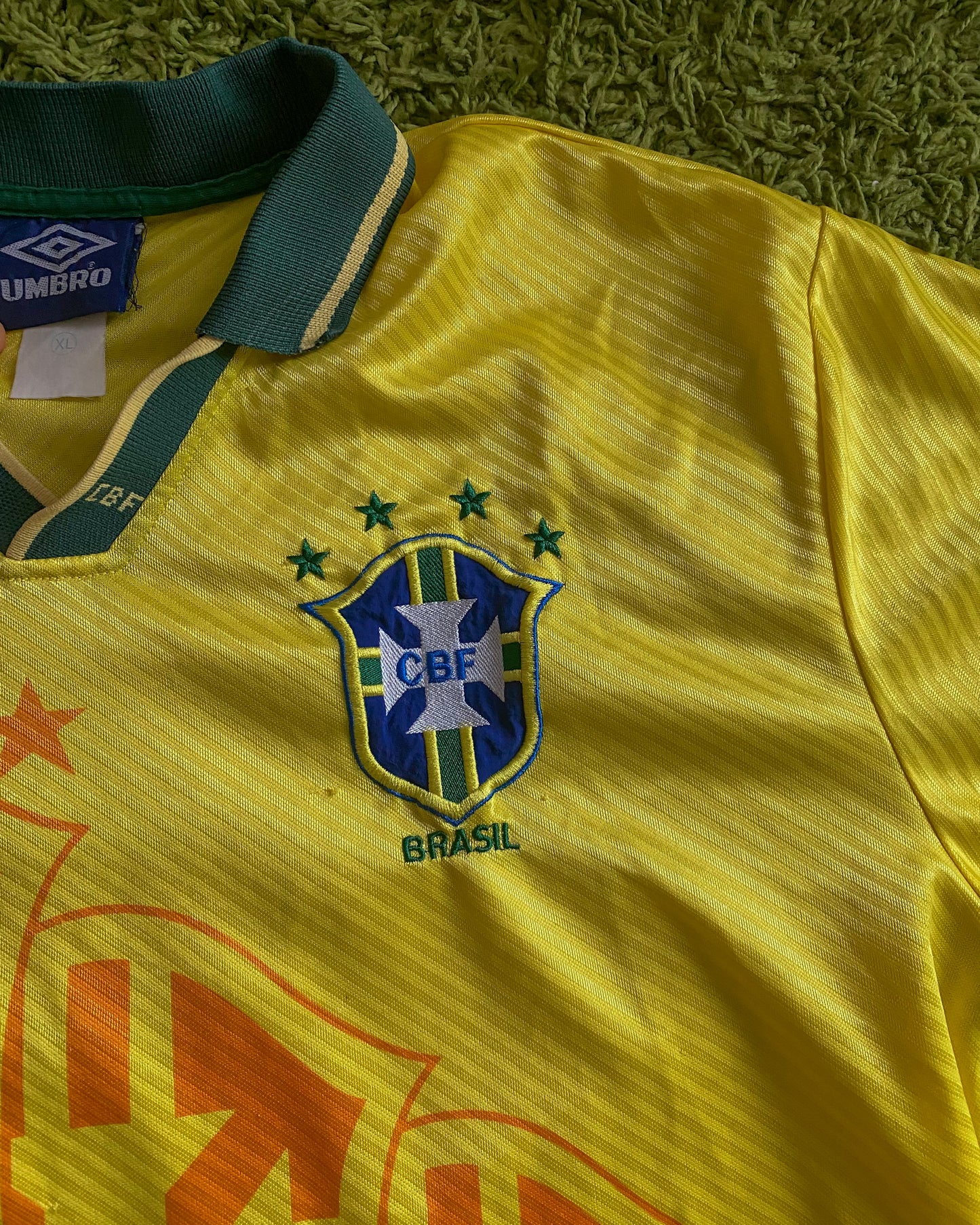 BRAZIL NATIONAL TEAM - WORLD CUP 1994 - HOME KIT - XL