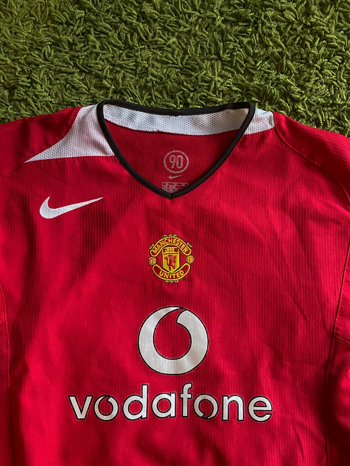 MANCHESTER UNITED - 2004/2006 - HOME KIT - XS