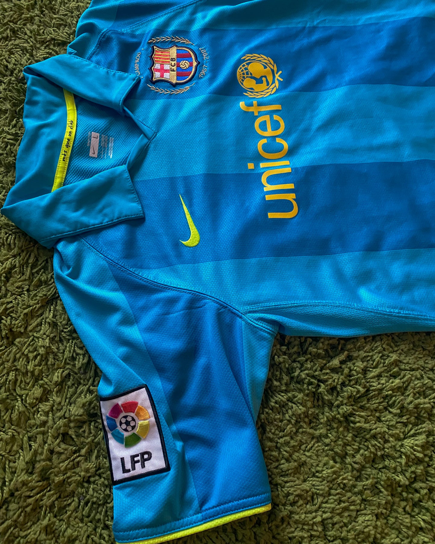 BARCELONA FC - 2007/2008 - AWAY KIT - XS