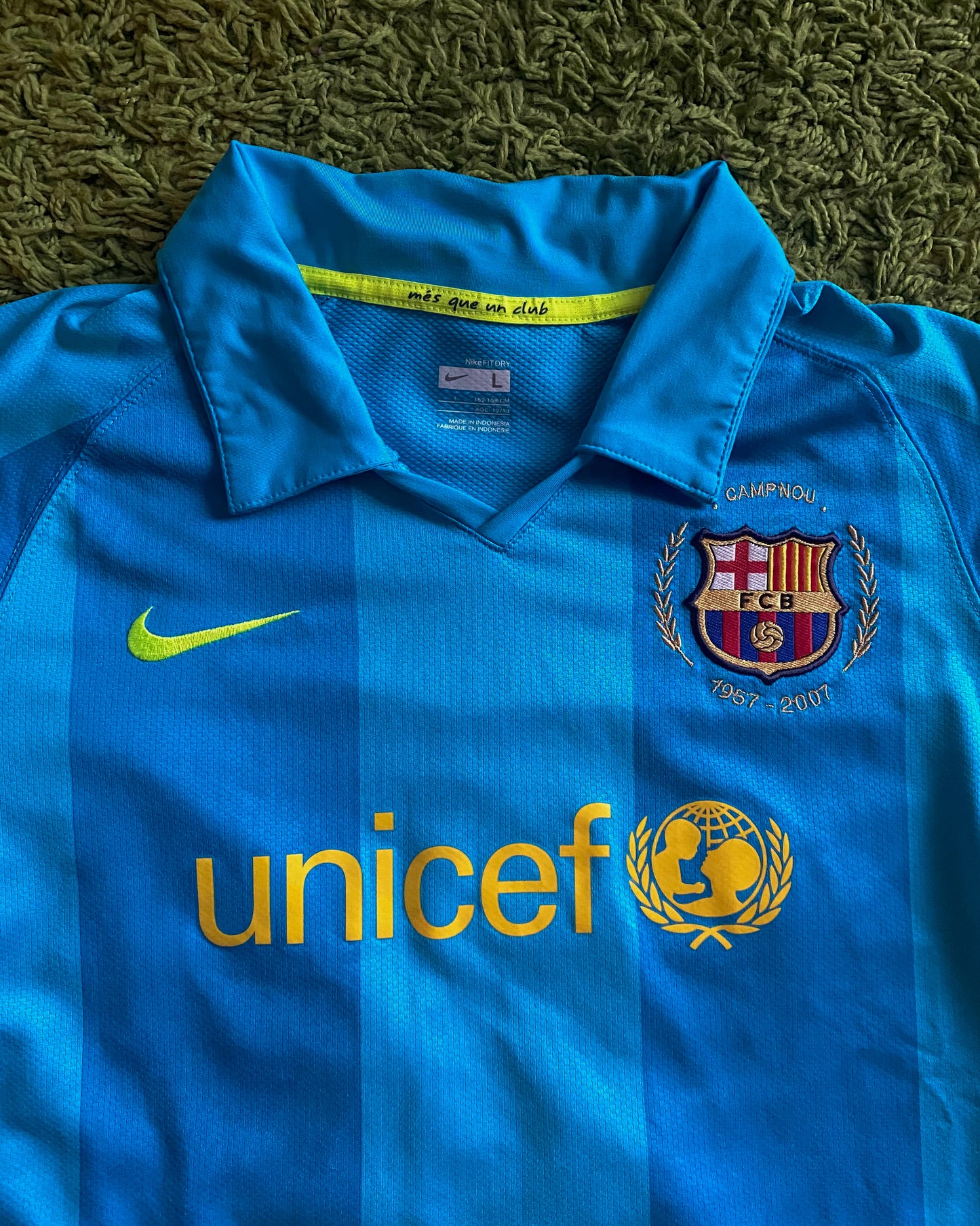 BARCELONA FC - 2007/2008 - AWAY KIT - XS