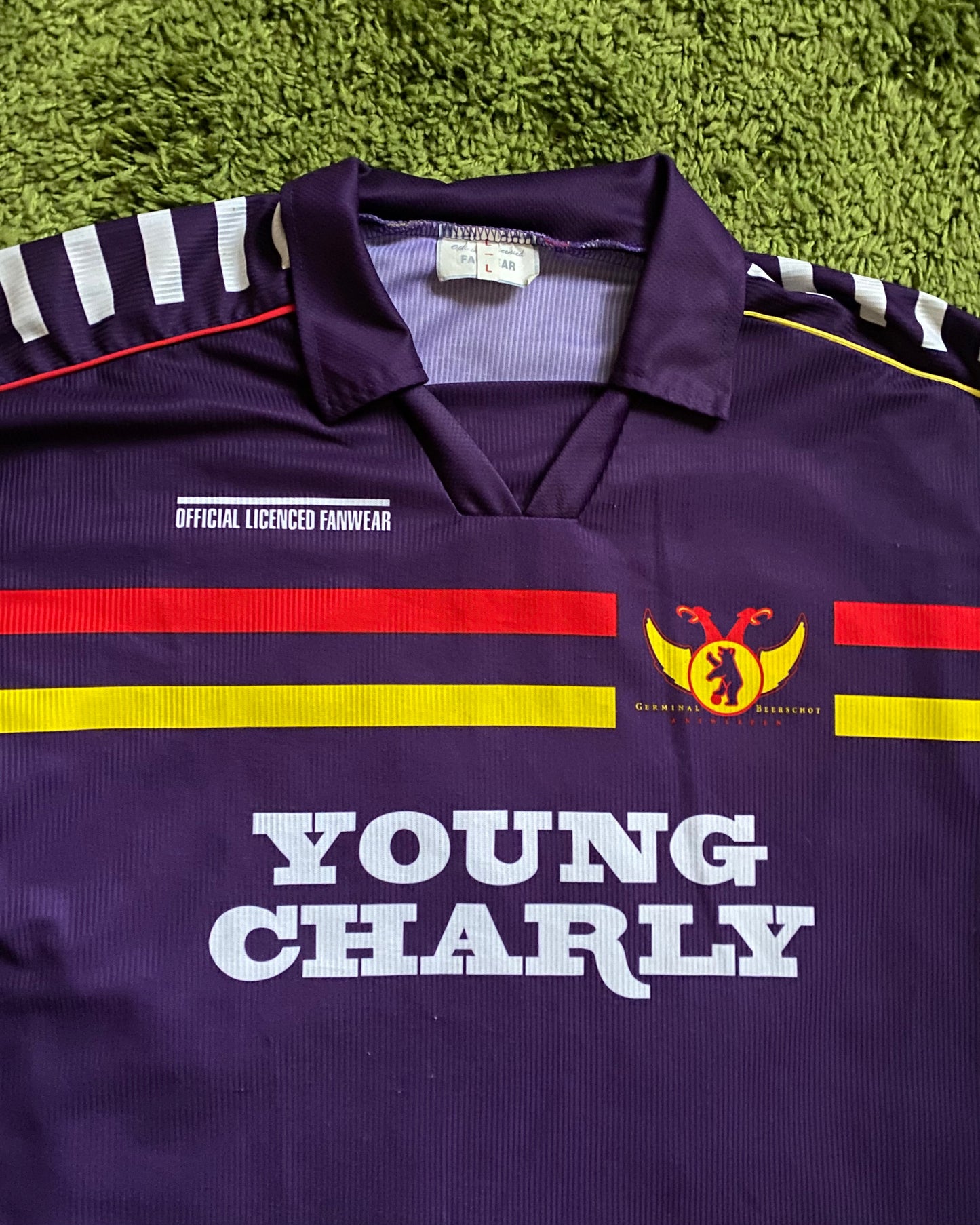 GERMINAL BEERSCHOT - 1998/1999 - HOME KIT - FANVERSION - L