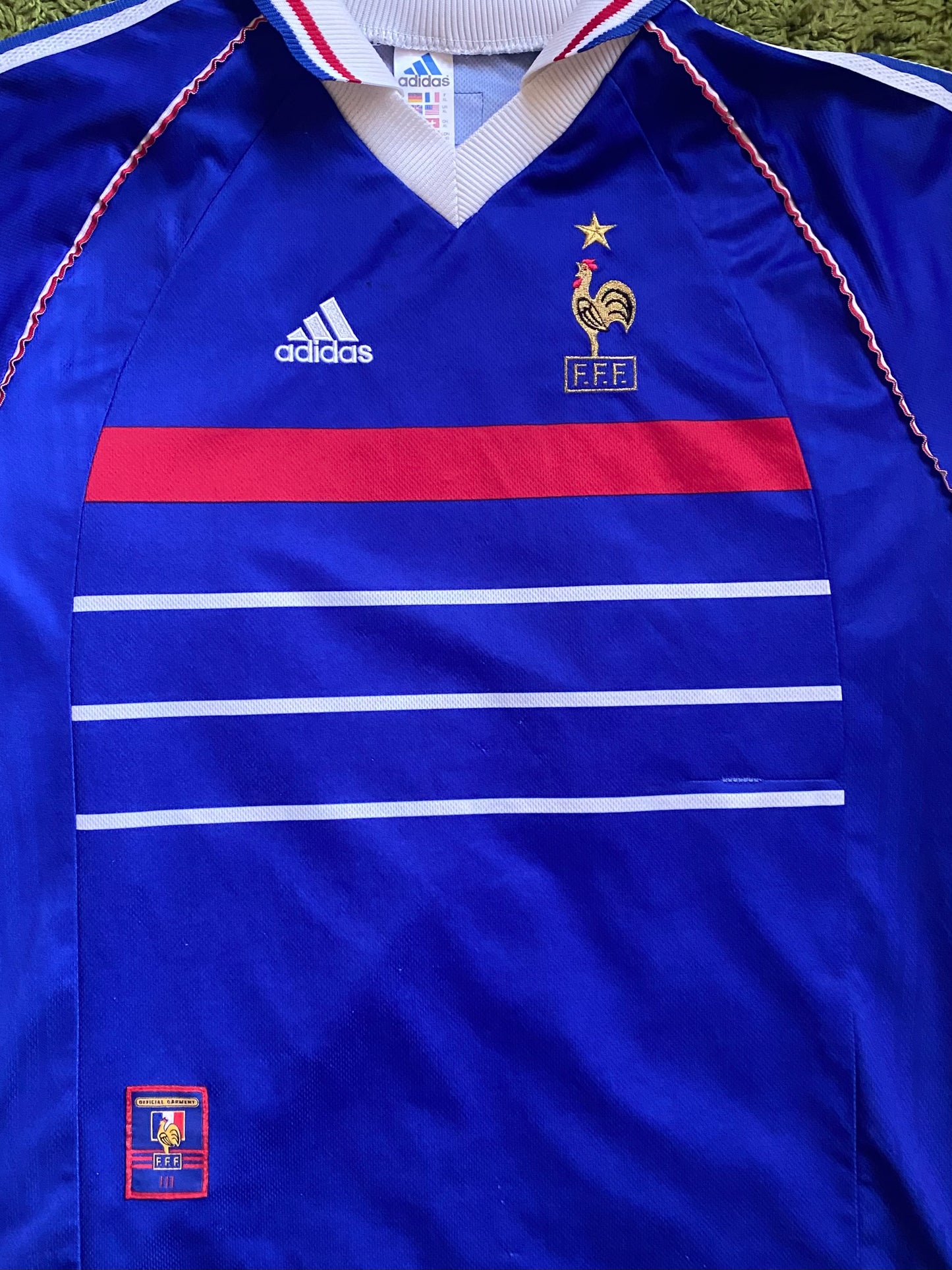 FRANCE - WORLD CUP 1998 - ZIDANE - HOME KIT - XL