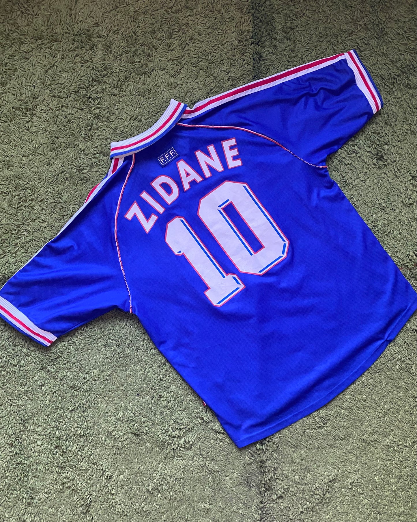 FRANCE - WORLD CUP 1998 - ZIDANE - HOME KIT - XL