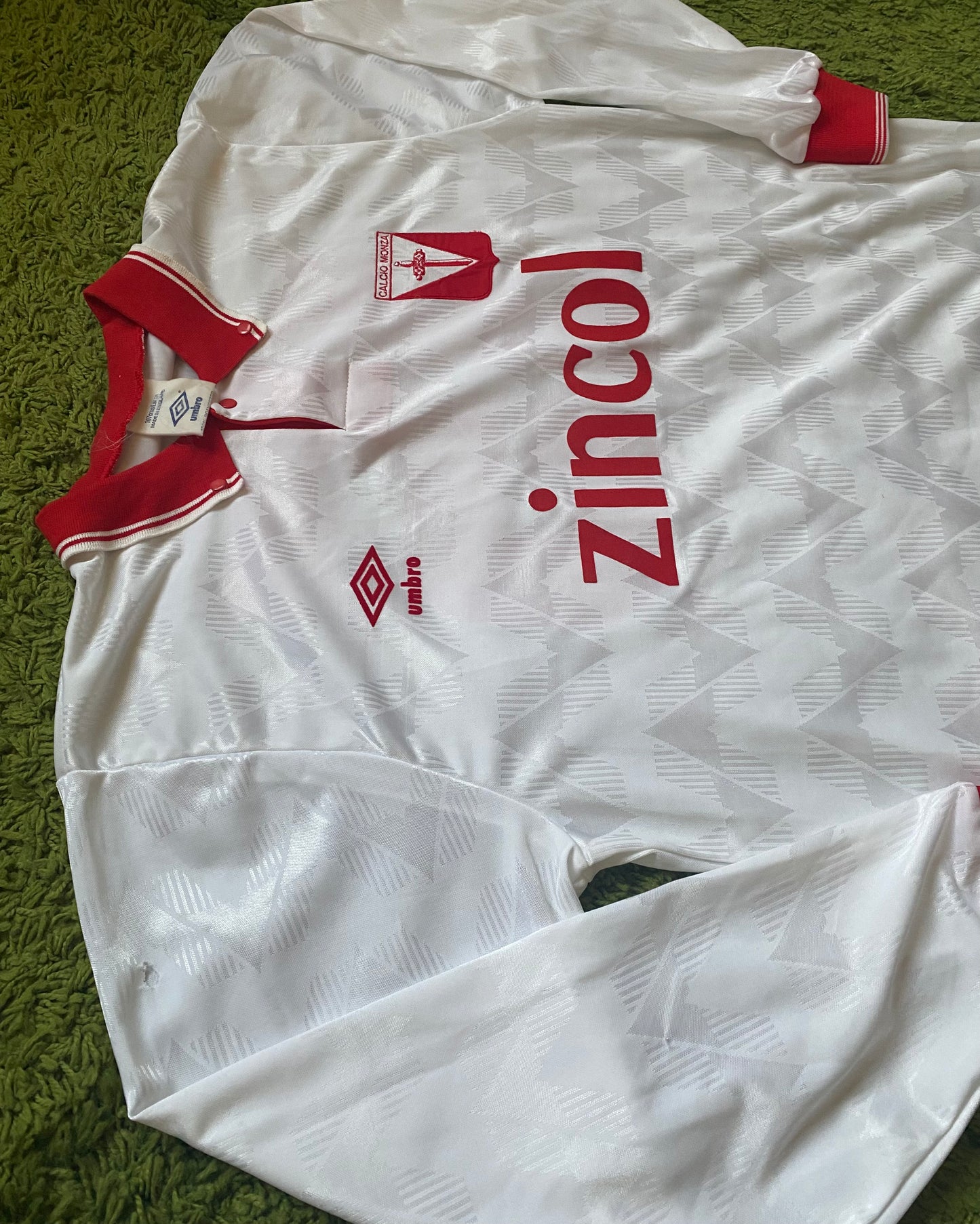 AC MONZA - 1990/1991 - PLAYER ISSUED/MATCH WORN - AWAY KIT - L