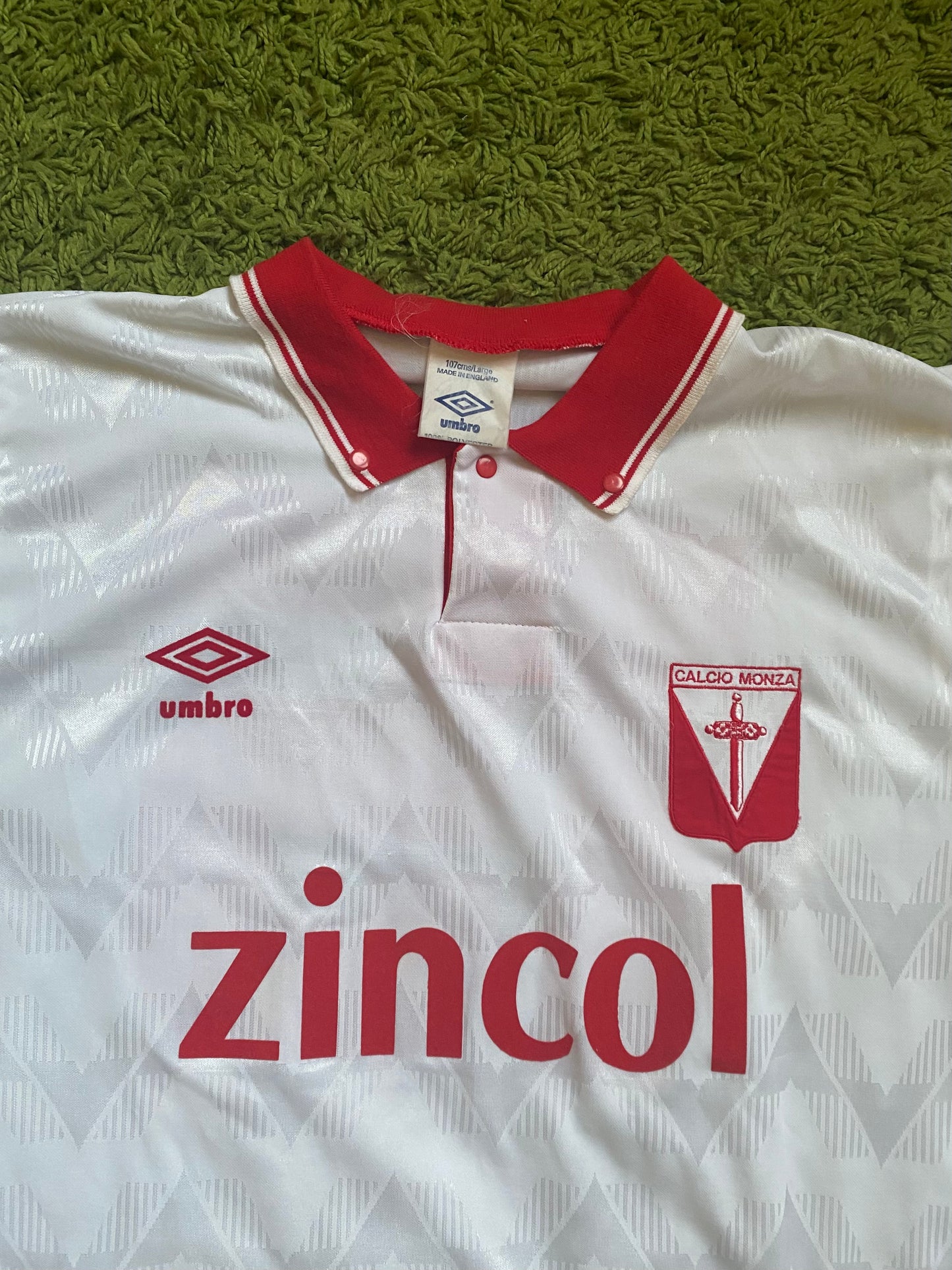 AC MONZA - 1990/1991 - PLAYER ISSUED/MATCH WORN - AWAY KIT - L