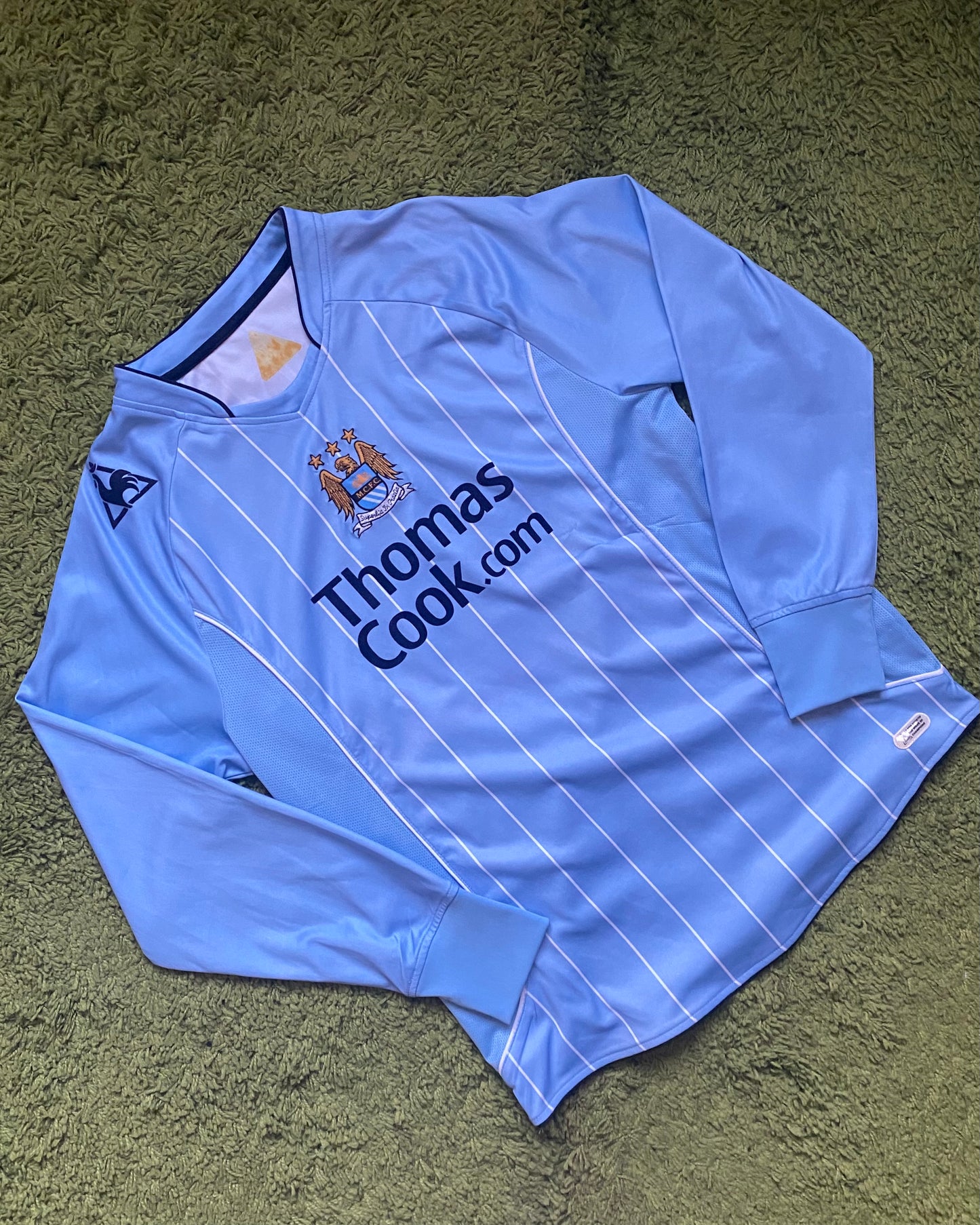 MANCHESTER CITY - 2007/2008 - EMILE MPENZA - HOME KIT - L