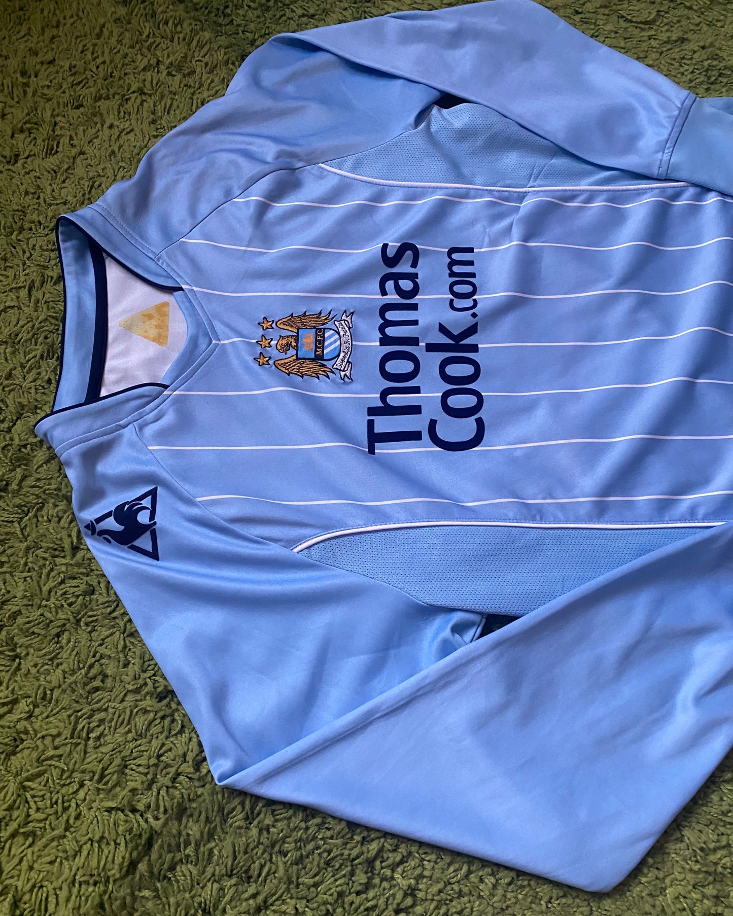 MANCHESTER CITY - 2007/2008 - EMILE MPENZA - HOME KIT - L