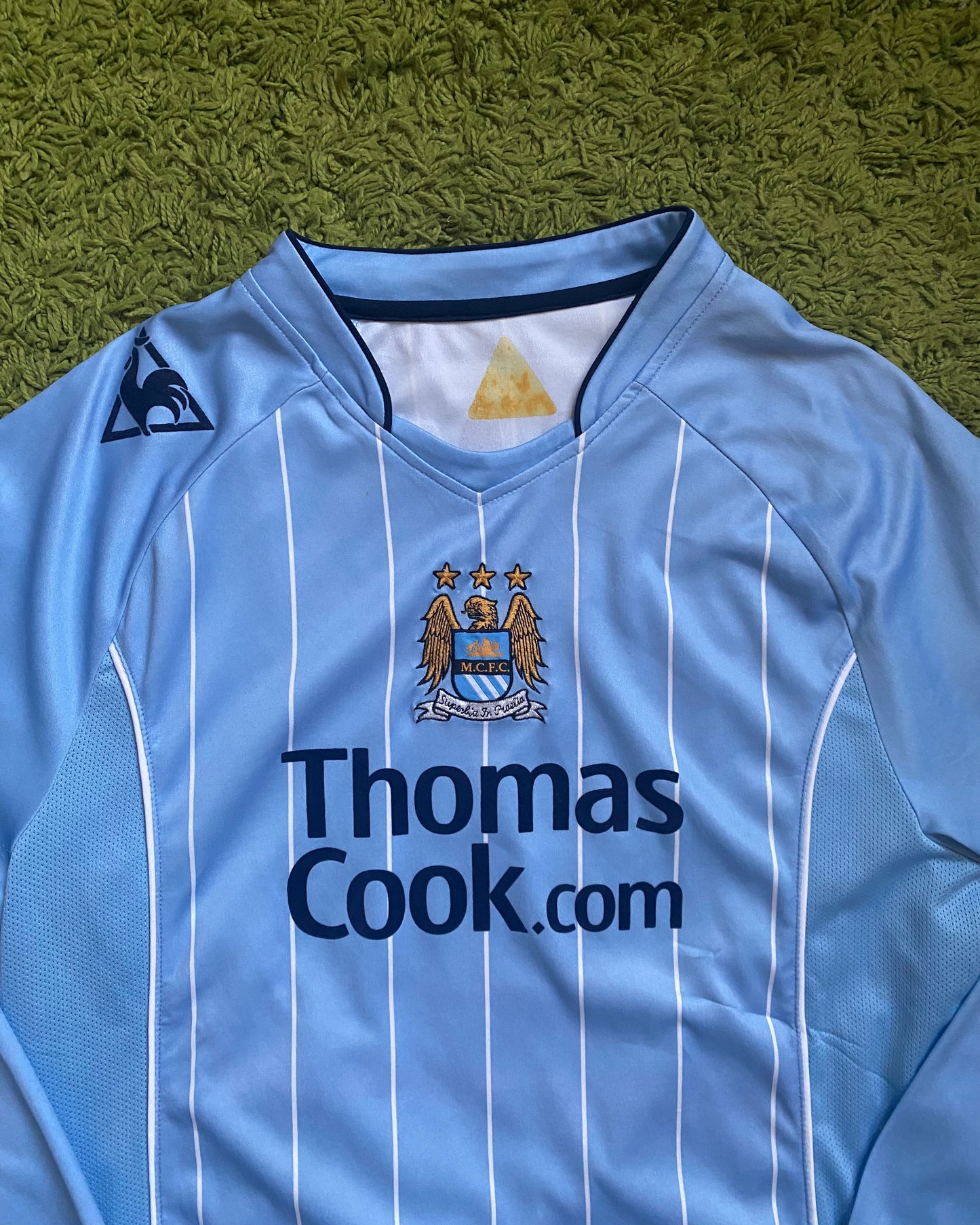 MANCHESTER CITY - 2007/2008 - EMILE MPENZA - HOME KIT - L