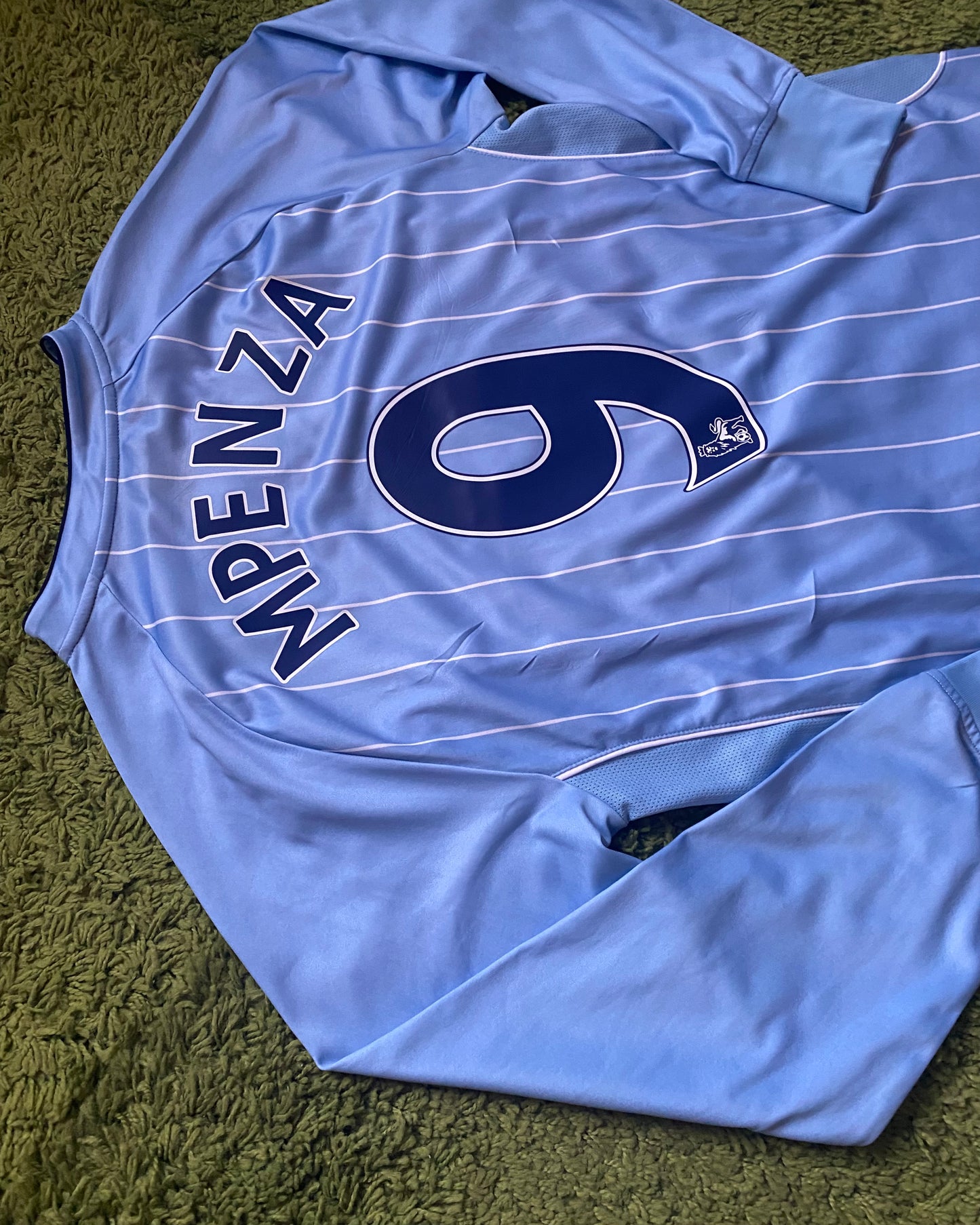 MANCHESTER CITY - 2007/2008 - EMILE MPENZA - HOME KIT - L