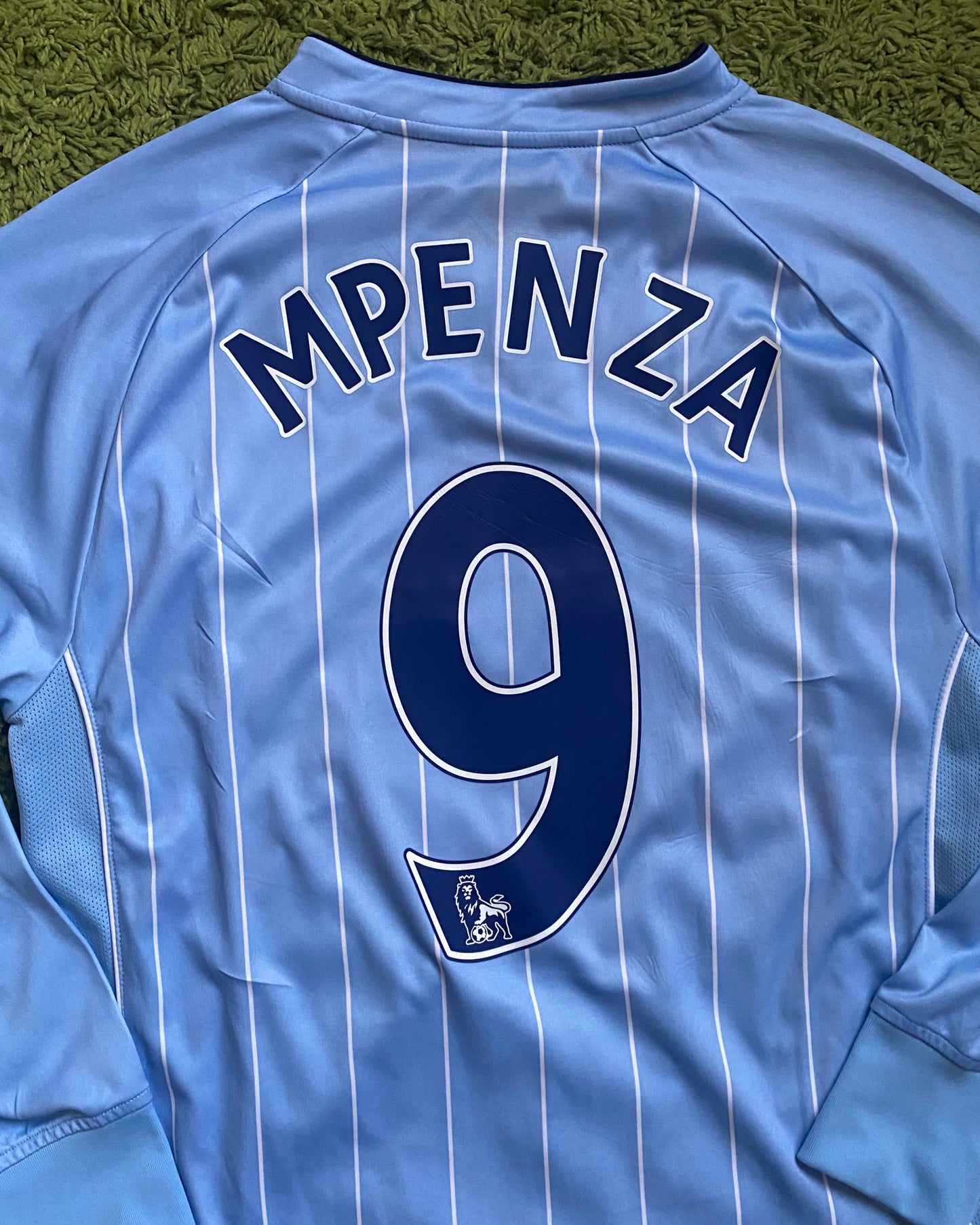 MANCHESTER CITY - 2007/2008 - EMILE MPENZA - HOME KIT - L