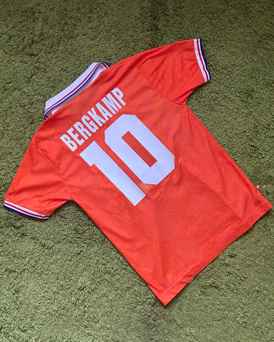 NETHERLANDS - WORLD CUP 1994 - BERGKAMP - HOME KIT - M/L