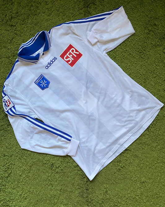 AJ AUXERRE - 1996/1997 - PLAYER ISSUED/MATCHWORN - COUPE DE LA LIGUE KIT - XL