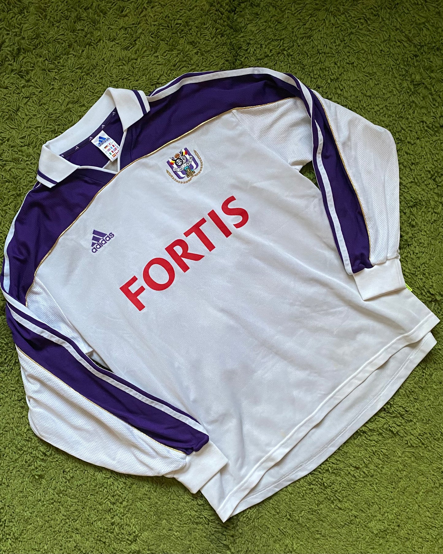 RSC ANDERLECHT - 2000/2001 - PLAYER ISSUED/MATCH WORN - DE BILDE - XL