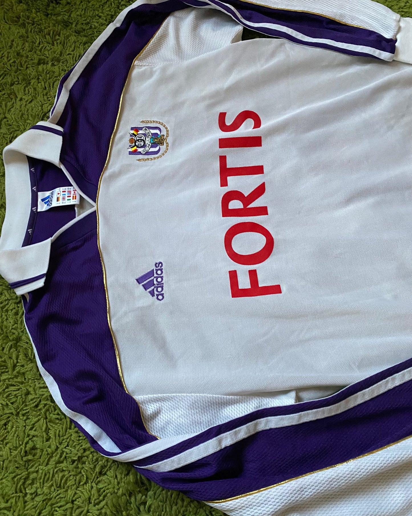 RSC ANDERLECHT - 2000/2001 - PLAYER ISSUED/MATCH WORN - DE BILDE - XL