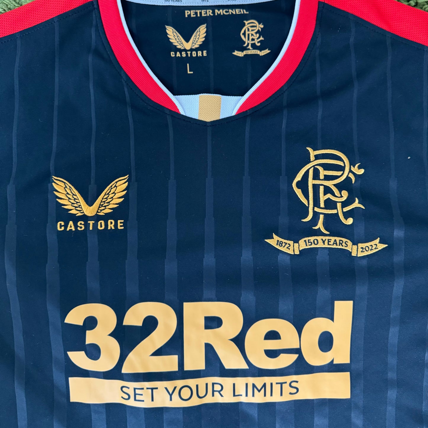 GLASGOW RANGERS FC - 2021/2022 - AWAY KIT - L